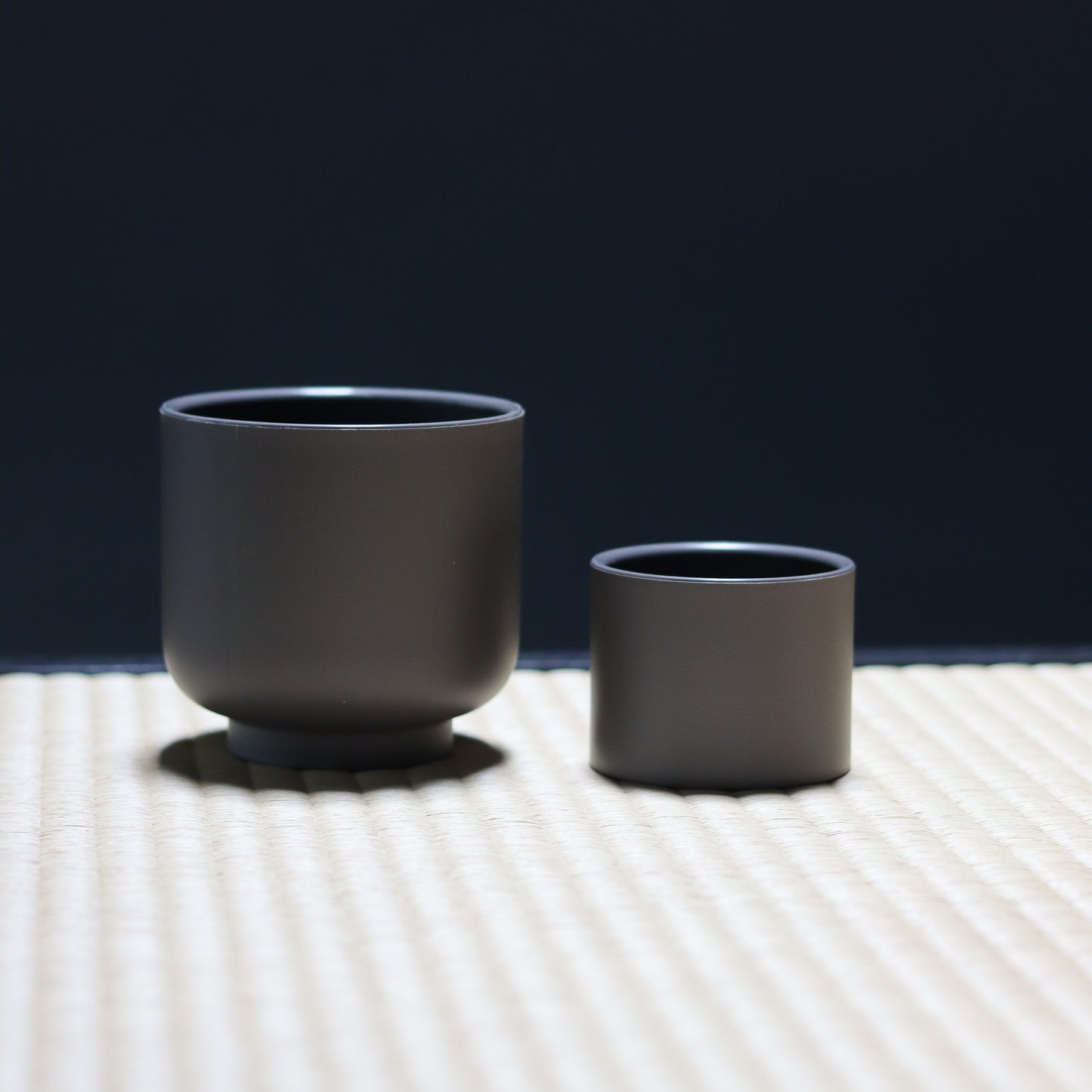 Celebratory potted flower (stone grey pot)